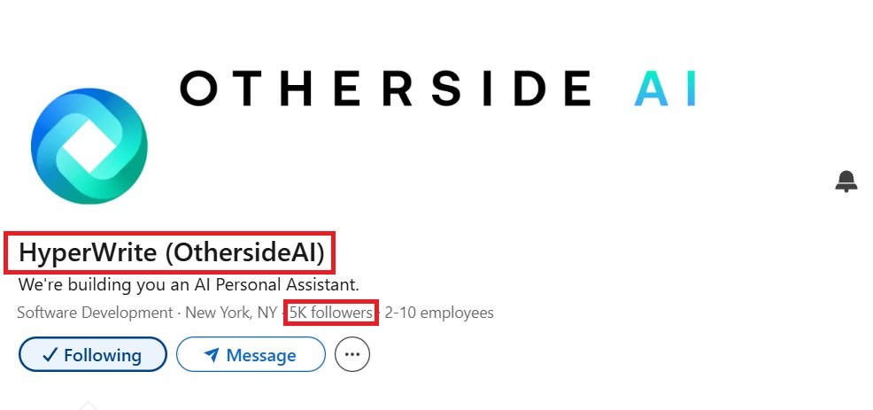 HyperWrite AI Instagram