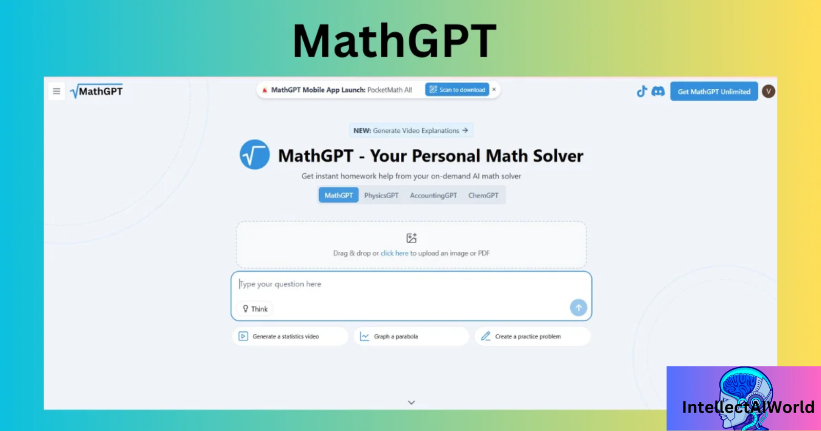 Conquering Math with MathGPT: Your AI-Powered Math Assistant