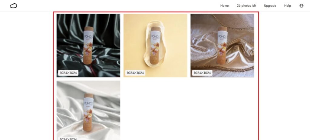 Images Produced on silk Background