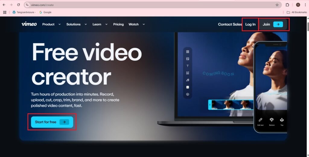 start for free