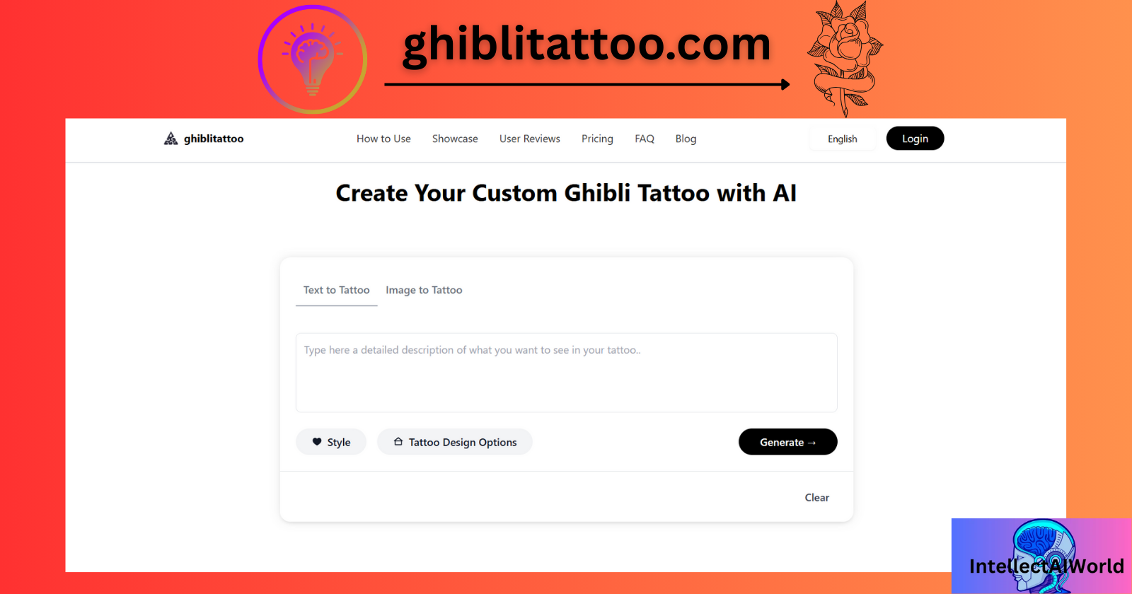 AI-Powered Tattoo Generator for Ghibli Fans