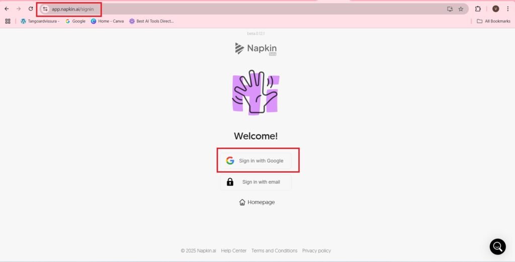 Sign in with Google