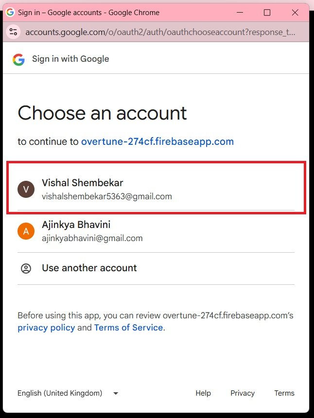 Choose an account