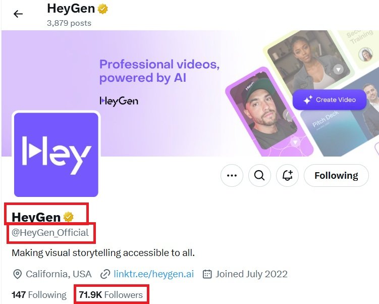 HeyGen twitter