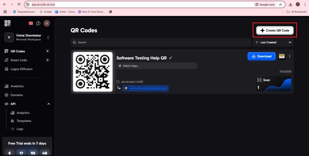 Create QR Code