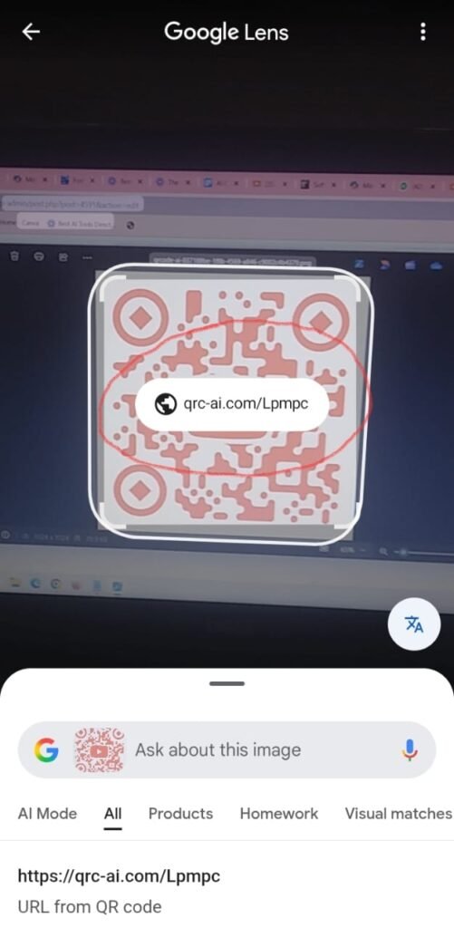 Link of the QR Code