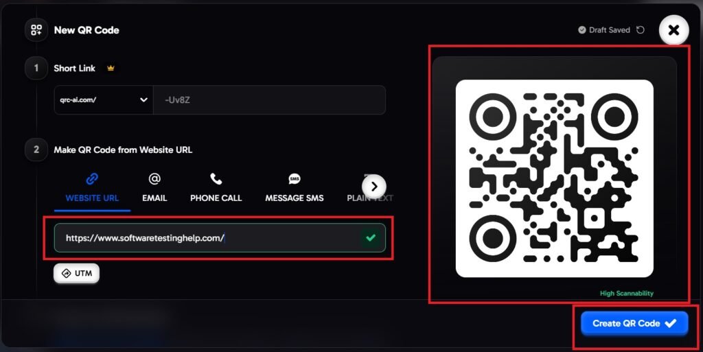 Create QR Code