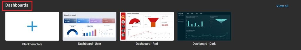 Dashboard