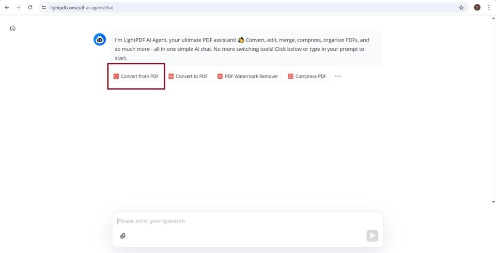 Convert from PDF