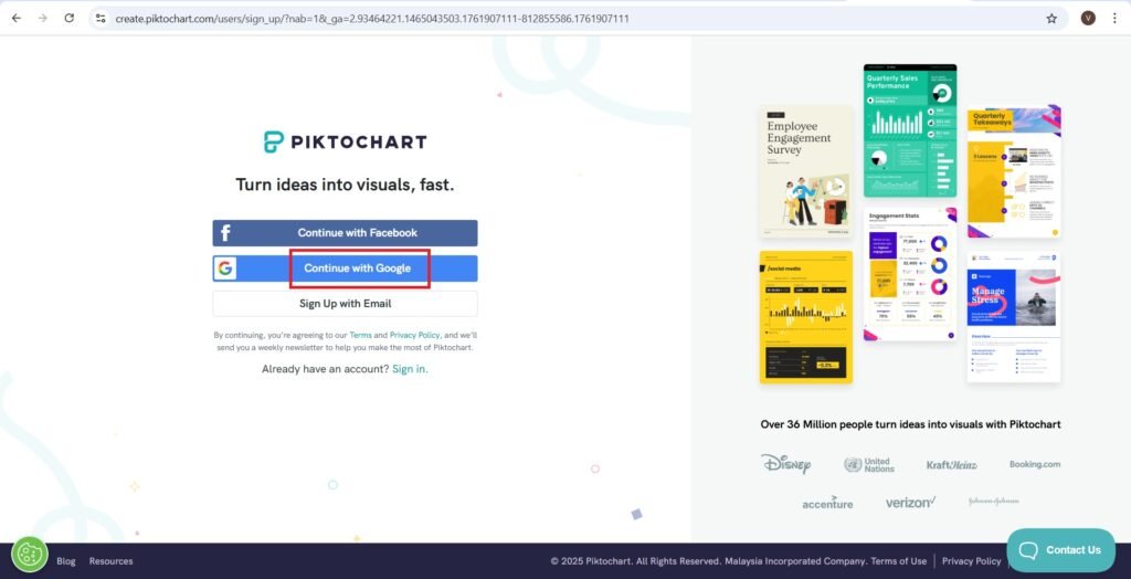 Continue with Google
