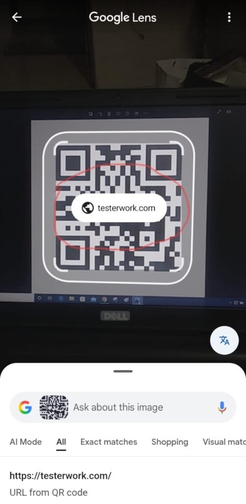 testerwork.com in QR-Code