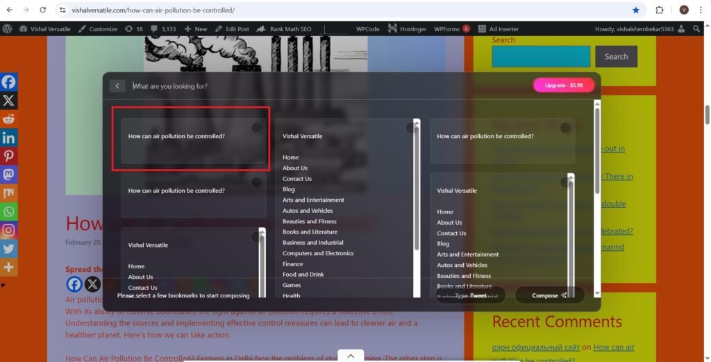How can air pollution be controlled?